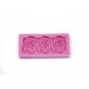 Molde silicona 3 rosas