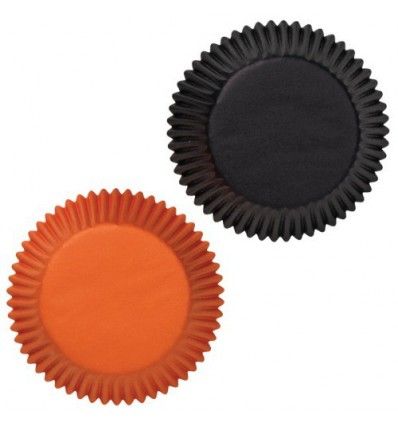 Cápsulas standard Negras y naranjas, 75Ud