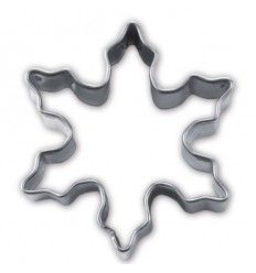 Cortador galletas estrella de nieve, 4 cm
