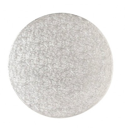 Base GRUESA redonda PLATA Ø28, 1'2 cm