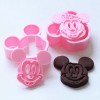 Set cortadores galletas Mickey y Minnie Mouse