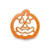 Cortador de galletas Calabaza Halloween con marcador 8 cm