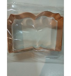 Cortador Forma de Libro (Cobre)