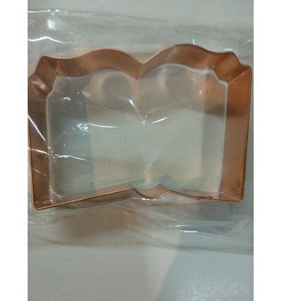 Cortador Forma de Libro (Cobre)