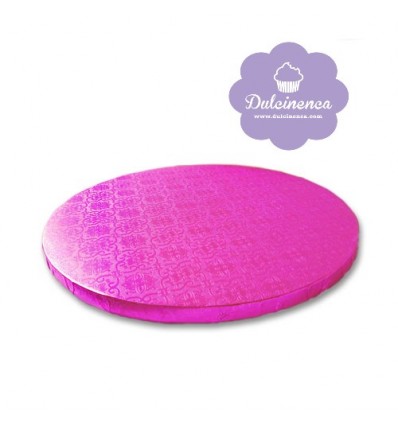Base Gruesa redonda 35 cm FUCSIA