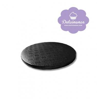 Base Gruesa redonda 35 cm NEGRA