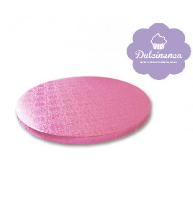 Base Gruesa redonda 30 cm ROSA
