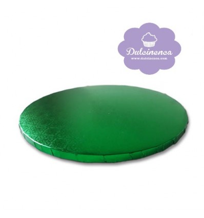 Base Gruesa redonda 35 cm VERDE