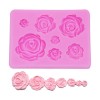Molde silicona flores(Rosas) varios tamaños
