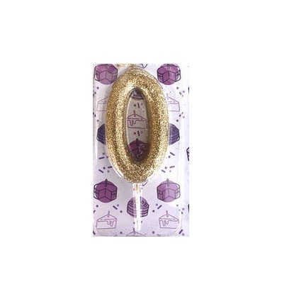VELA Nº 0 PURPURINA ORO