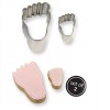 Cortadores Galletas Pies Set/2