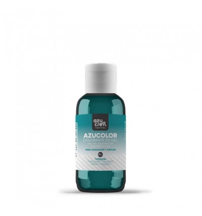 Colorante en gel para chocolate y azucar, AZUL TURQUESA 250gr