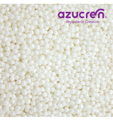 NONPAREILS BLACO PERLADO AZUCREN BOTE 90 GRAMOS