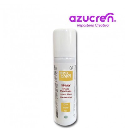 SPRAY METALIZADO ORO AZUCREN 75 ML.