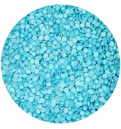 FUNCAKES CONFETI AZUL METÁLICO, 70G