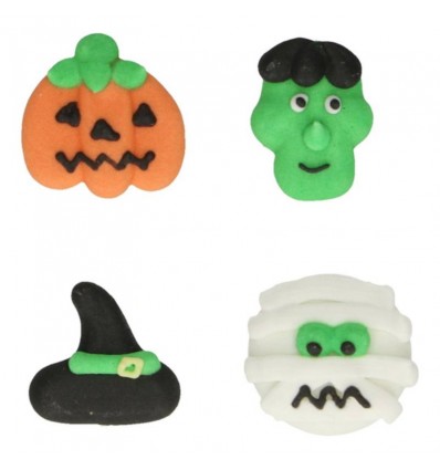 SET 12 UNIDADES DECORACIONES HALLOWEEN