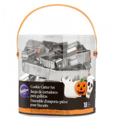 Juego 18 Cortadores de Hallowen