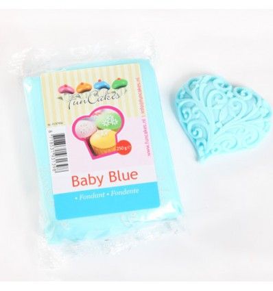 Fondant Funcakes azul bebé 250 g