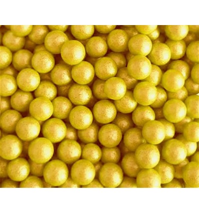 PERLAS DE AZÚCAR ORO 7 MM. BOTE 60 GRAMOS