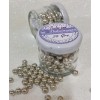 FORMATO MINI- PERLAS PLATA METALIZADAS 6 MM. - 20 GRAMOS