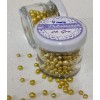 FORMATO MINI- PERLAS ORO METALIZADAS 4 MM. - 25 GRAMOS