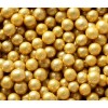 PERLAS ORO METALIZADAS 4 MM. - 60 GRAMOS