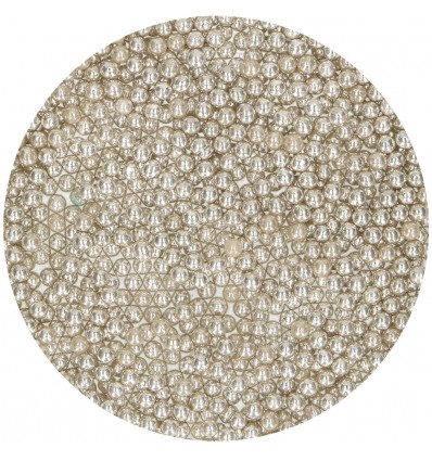 PERLAS AZÚCAR 4MM - PLATA METÁLICO- 80G