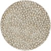 PERLAS AZÚCAR 4MM - PLATA METÁLICO- 80G