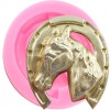 Molde silicona herradura y caballo