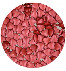 FUNCAKES CORAZONES DE AZÚCAR COLOR BURDEOS 80G