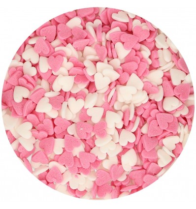 SPRINKLES FUNCAKES CORAZONES ROSA-BLANCO 60G