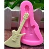 Molde silicona Guitarra