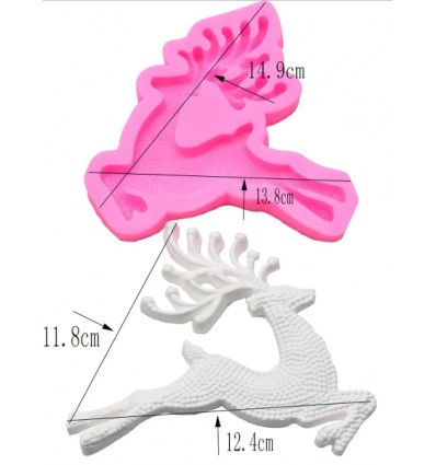 Molde Silicona Reno Navidad