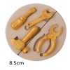 Molde fondant 4 herramientas