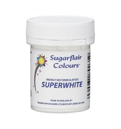 Polvo blanqueador,SUGARFLAIR SUPERWHITE ICING WHITENER 20G
