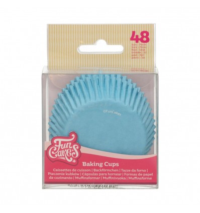FunCakes Cápsulas para Hornear -Azul- 48u