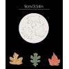 Molde silicona hojas Otoño-tres modelos