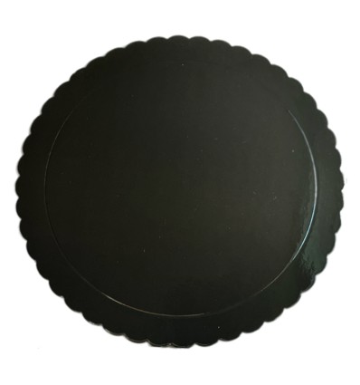 Disco Extra fuerte Ondulado. NEGRO 25 CM