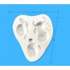 Molde silicona Cabeza animales GRANJA