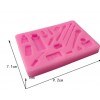 Molde silicona cosmeticos maquillajes mini