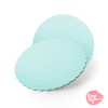 Disco Extra fuerte Ondulado. AZUL CIELO 25 CM