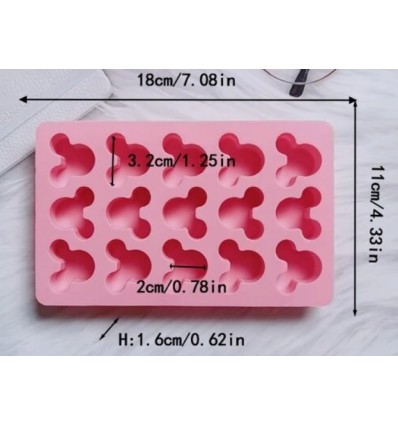 Molde silicona mickey