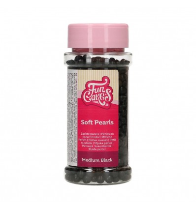 FUNCAKES PERLAS BLANDAS NEGRAS MEDIANAS 60 G
