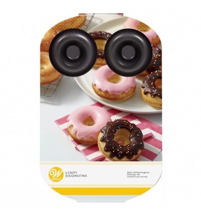WILTON MOLDE PARA HORNEAR DONUTS 6 CAVIDADES