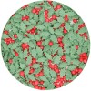 Sprinkles de Navidad Acebo y bayas,55G