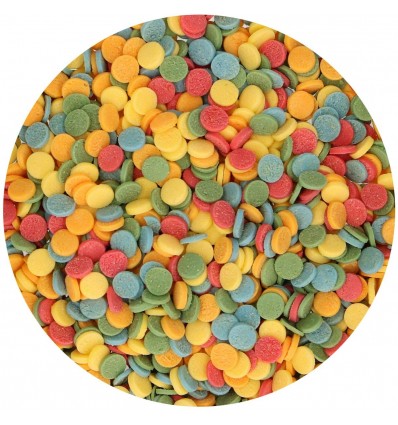 FUNCAKES MEZCLA DE DECORACIONES DE AZÚCAR DE CONFETTI 60GR