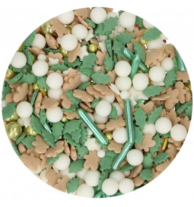 FUNCAKES SPRINKLE MEDLEY JOYFULL NAVIDAD 65 G