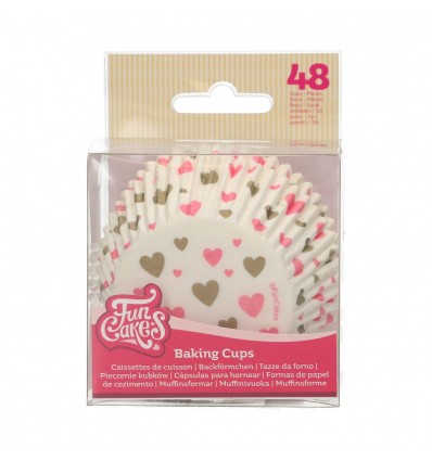 FUNCAKES CÁPSULAS PARA HORNEAR CORAZONES 48U