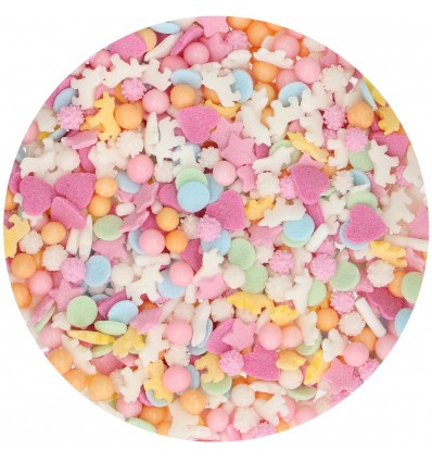 FUNCAKES SPRINKLE MEDLEY UNICORNIO PASTEL