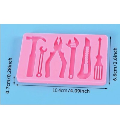 Molde fondant herramientas modelo 6
